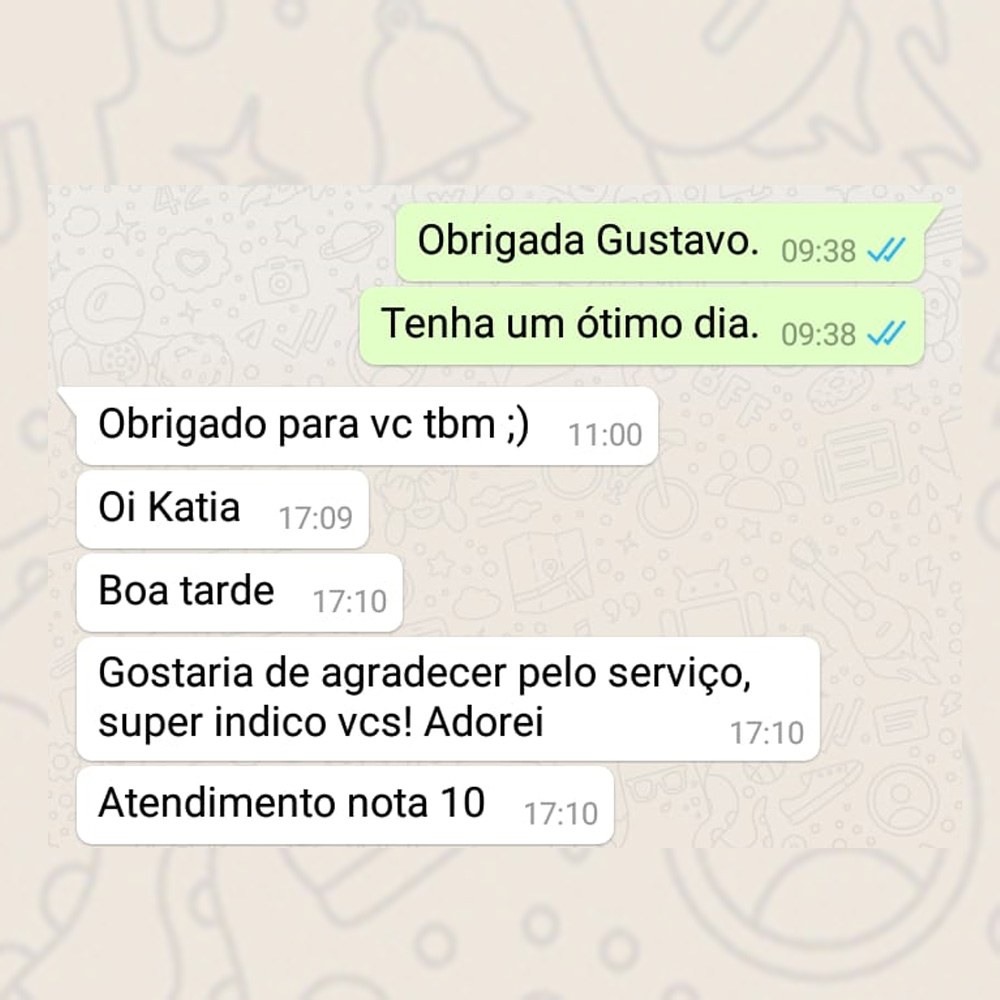 Depoimento de cliente Lavagem e Higienização de sofa em São Paulo