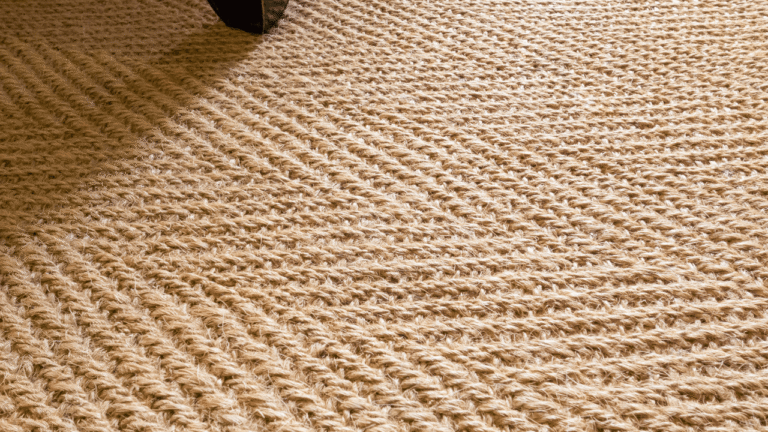 Limpeza de tapete sisal