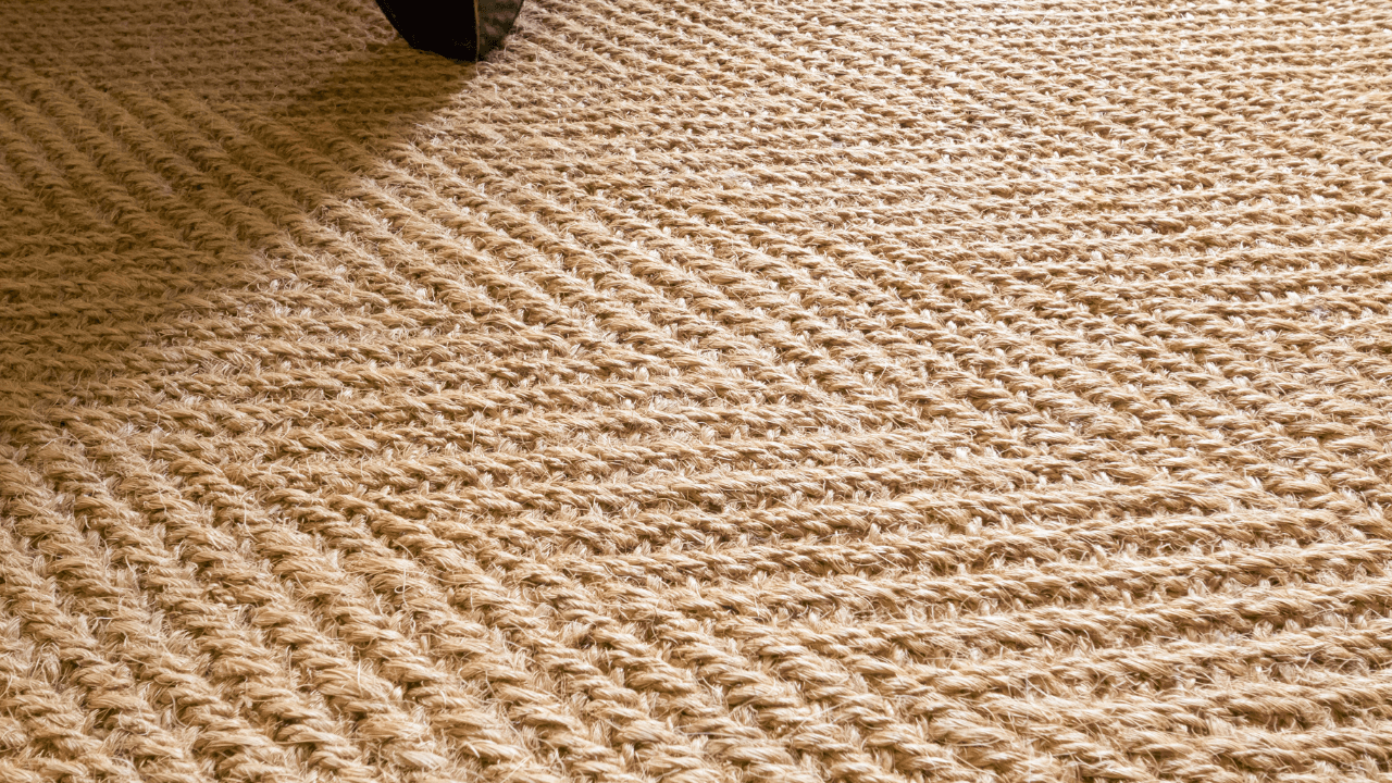Limpeza de tapete sisal