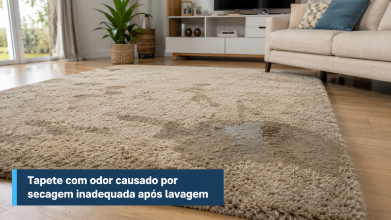 Como tirar mau cheiro de tapete que não secou direito? Técnicas de recuperação Descobrir como tirar mau cheiro de tapete que não secou direito requer entender que o odor azedo após a lavagem doméstica ocorre quando a umidade fica retida na base da peça por mais de 24 horas. Esse ambiente abafado ativa bactérias que se alimentam dos resíduos orgânicos depositados nas tramas, gerando aquele cheiro característico de "cachorro molhado" que se espalha na sala e não sai apenas deixando o tapete mais tempo no varal. Neste artigo da MK Higienização, especialista em limpeza de tapetes em São Paulo, você vai entender a ciência por trás da decomposição bacteriana e como reverter o processo de subsecagem de forma definitiva. Acompanhe! Resumo do conteúdo: O mau cheiro azedo é resultado da atividade de bactérias, e não de mofo imediato. Água parada na base reativa resíduos de descamação celular que alimentam microrganismos. Perfumes e desinfetantes comuns criam um odor híbrido que piora o ambiente. O álcool 70% ajuda a quebrar a tensão da água e acelera a evaporação das fibras. O bicarbonato de sódio sequestra os gases ácidos liberados pelo metabolismo bacteriano. O que causa o mau cheiro? O grande erro ao tentar compreender as soluções de como tirar mau cheiro de tapete que não secou direito é achar que o problema é o tipo de água ou o sabão utilizado. O odor ruim é de origem puramente biológica. Ao longo do uso, o tapete acumula descamação de pele humana e de pets. Quando a base da peça fica encharcada por muito tempo, a umidade ativa bactérias como a Brevibacterium. Esses microrganismos começam a digerir essa matéria orgânica antiga que estava seca. O subproduto desse processo são compostos de enxofre voláteis, responsáveis pelo cheiro azedo. Tentar mascarar essa atividade bacteriana com sprays perfumados apenas cria um odor híbrido ainda mais desagradável, pois não interrompe a alimentação das bactérias na base do tecido. Veja mais: Tirar cheiro de cachorro de tapete: Veja como fazer! Como tirar mau cheiro de tapete que não secou direito? Para eliminar o cheiro de subsecagem, a estratégia precisa focar na esterilização do ambiente e na retirada forçada da água estagnada. Siga este protocolo técnico de recuperação: 1. Aplicação de agente bactericida volátil Como parte do processo de como tirar mau cheiro de tapete que não secou direito, borrife uma solução de 70% de álcool e 30% de água destilada sobre a superfície e, principalmente, na parte de baixo do tapete. O álcool atua quebrando a membrana celular das bactérias, interrompendo a liberação dos gases de enxofre. Além disso, o álcool se liga às moléculas de água restantes, fazendo com que elas evaporem muito mais rápido do que evaporariam sozinhas. 2. Criação de fluxo de ar mecânico cruzado Não adianta apenas pendurar o tapete se o ar do ambiente estiver parado. Coloque a peça em um local plano e elevado (como sobre algumas cadeiras em uma área coberta) e posicione um ventilador de chão ligado na velocidade máxima, direcionado para a trama de base. O movimento constante do ar quebra a camada de umidade estagnada que fica sobre o tecido, acelerando o processo de secagem antes que novas colônias de bactérias se formem. 3. Absorção de subprodutos com bicarbonato de sódio Quando o tapete estiver quase seco, mas ainda com resquícios de odor, espalhe o bicarbonato de sódio puro por toda a extensão afetada. O bicarbonato é um composto alcalino que reage quimicamente com os gases ácidos liberados pelas bactérias, neutralizando o cheiro em vez de apenas cobri-lo. Deixe o pó agir por 12 horas para absorver os resíduos gasosos e aspire tudo em seguida para consolidar o método de como tirar mau cheiro de tapete que não secou direito. Leia também: Evitar Xixi de Cachorro no Tapete: Soluções Eficazes Por que colocar o tapete úmido no sol direto piora o odor? A reação imediata de quem nota o cheiro azedo é levar o tapete direto para o sol forte. No entanto, o calor extremo do sol evapora a água da superfície rápido demais, mas cria um efeito de "estufa" na base emborrachada ou resinada da peça. Esse ambiente quente e abafado é o cenário ideal para acelerar o metabolismo das bactérias instaladas no núcleo da fibra. A secagem correta deve ser feita sempre à sombra e com foco no vento, garantindo que a evaporação aconteça de dentro para fora de maneira uniforme. Quando a limpeza de tapetes profissional se torna a única solução definitiva? Se a peça permaneceu úmida por muitos dias, a atividade bacteriana pode ter atingido um nível profundo de contaminação que os métodos caseiros não conseguem esterilizar por completo. Por isso, conte com a gente! Na MK Higienização, especialista em limpeza de tapetes em São Paulo, processamos a peça com bloqueadores de odor de nível hospitalar e enzimas que digerem a proteína da urina por completo, algo que aspiradores e panos úmidos não alcançam. Como tirar mau cheiro de tapete que não secou direito? Técnicas de recuperação